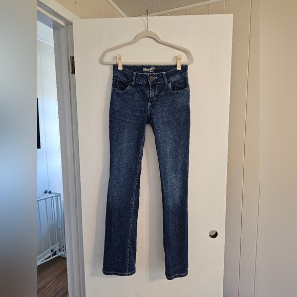 Wrangler Retro Women's Dark Blue Boot Cut Jeans - Picture 1 of 4